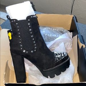 Studded booties